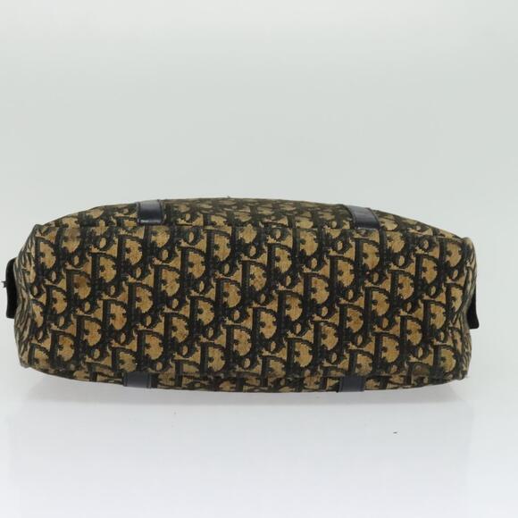 DIOR Trotter Canvas Hand Bag Navy Gold - Picture 9 of 12